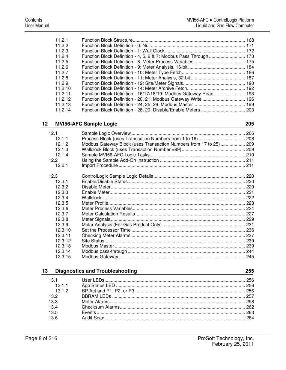 ProSoft Technology MVI56-AFC User Manual | Page 8 / 316