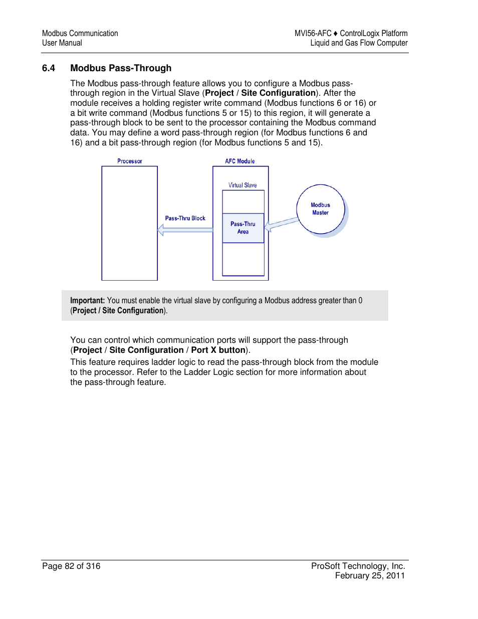 ProSoft Technology MVI56-AFC User Manual | Page 82 / 316