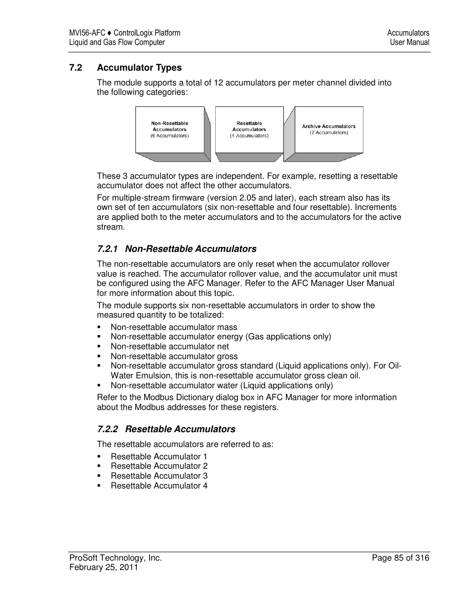 ProSoft Technology MVI56-AFC User Manual | Page 85 / 316