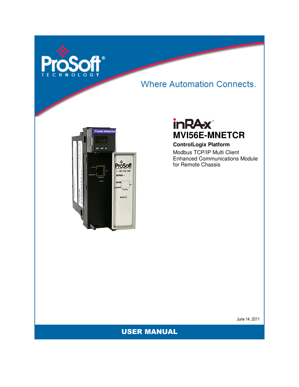 ProSoft Technology MVI56E-MNETCR User Manual | 159 pages