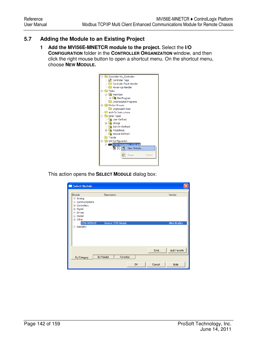 ProSoft Technology MVI56E-MNETCR User Manual | Page 142 / 159