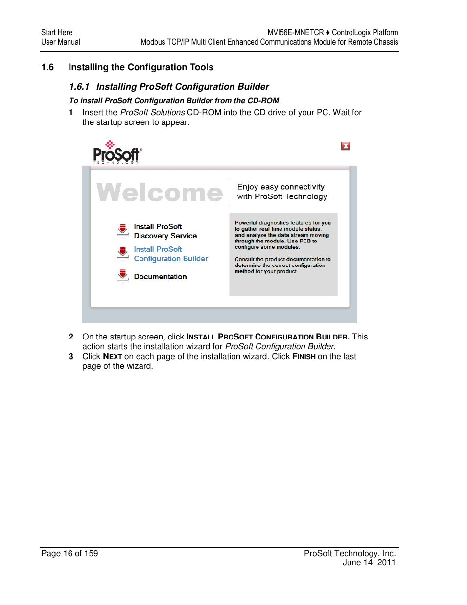 ProSoft Technology MVI56E-MNETCR User Manual | Page 16 / 159