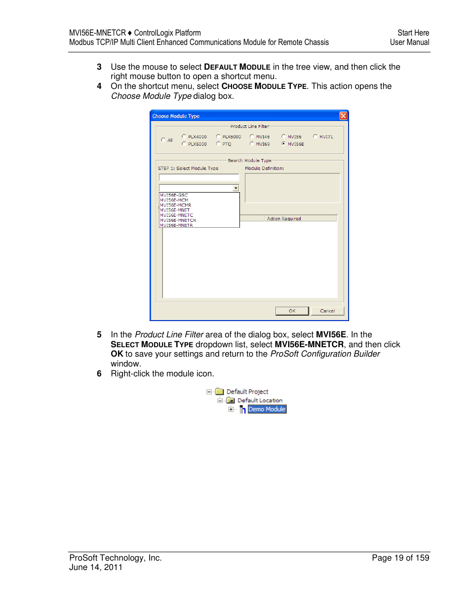 ProSoft Technology MVI56E-MNETCR User Manual | Page 19 / 159