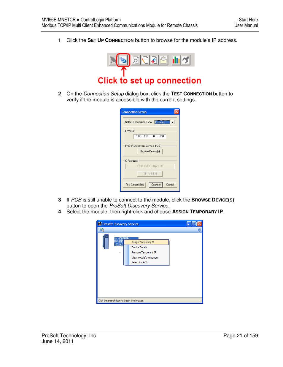 ProSoft Technology MVI56E-MNETCR User Manual | Page 21 / 159