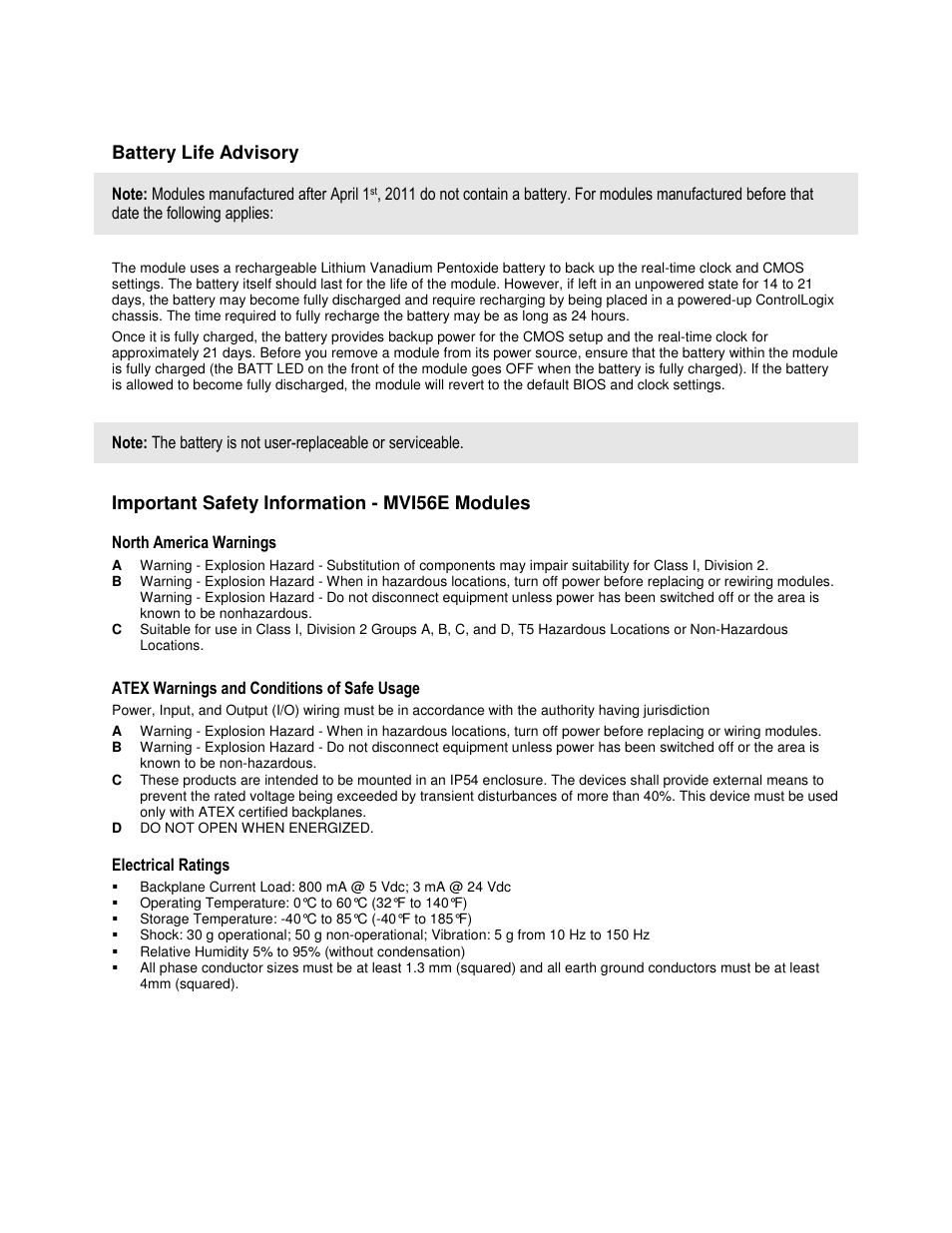 ProSoft Technology MVI56E-MNETCR User Manual | Page 3 / 159