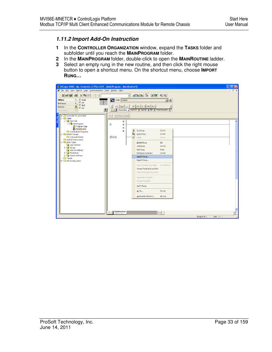 ProSoft Technology MVI56E-MNETCR User Manual | Page 33 / 159
