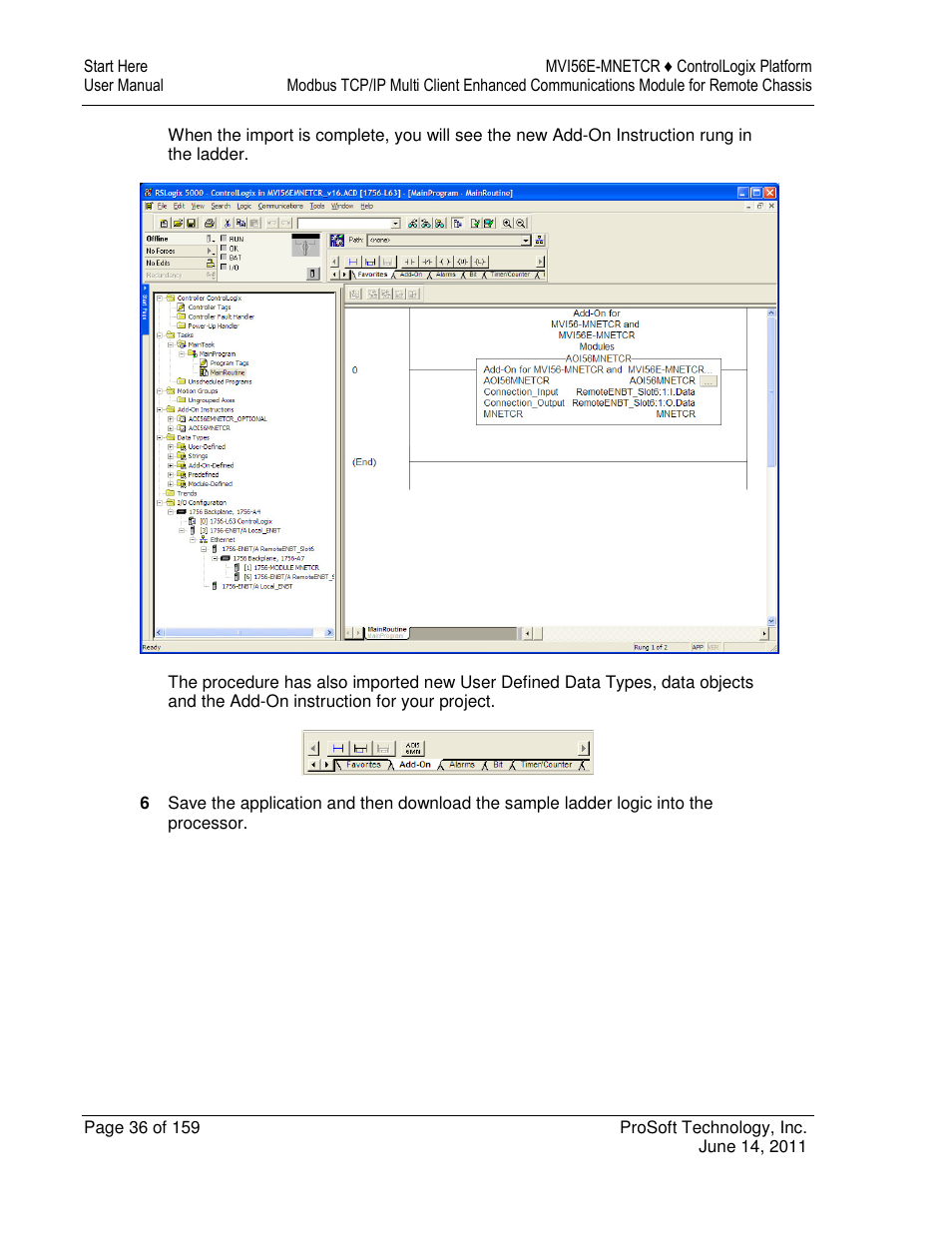 ProSoft Technology MVI56E-MNETCR User Manual | Page 36 / 159