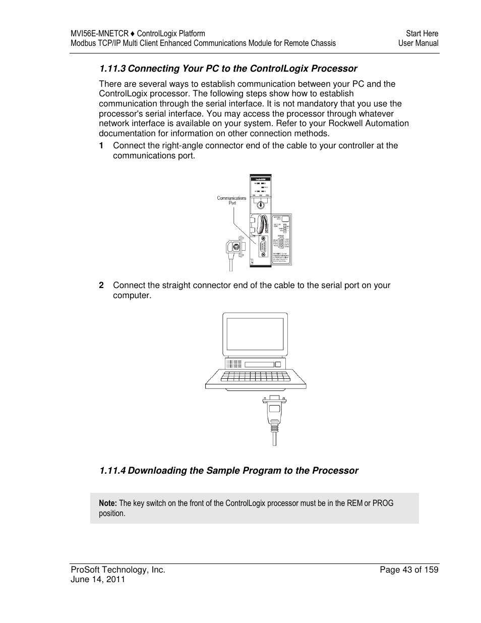 ProSoft Technology MVI56E-MNETCR User Manual | Page 43 / 159