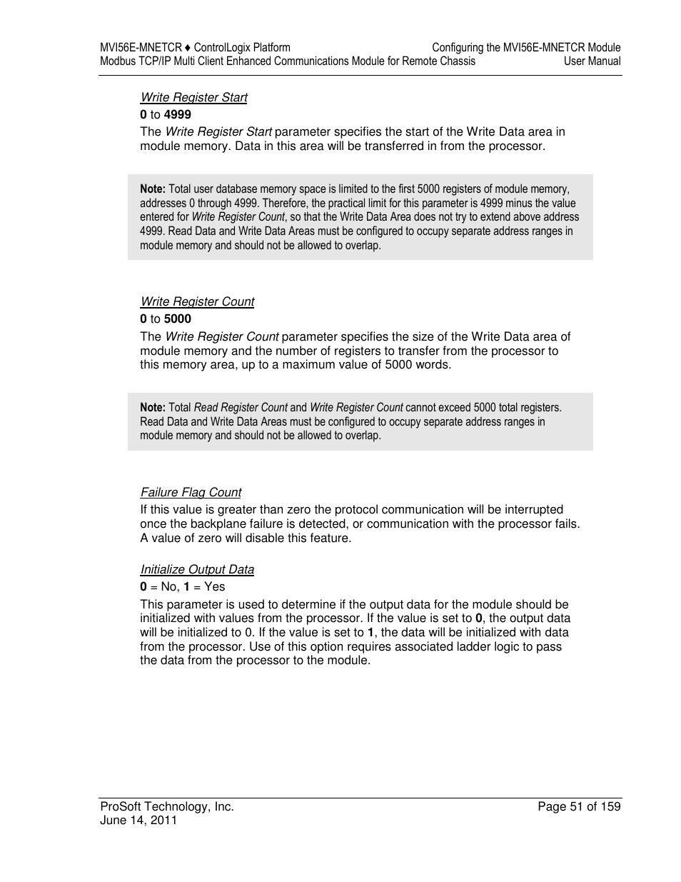 ProSoft Technology MVI56E-MNETCR User Manual | Page 51 / 159