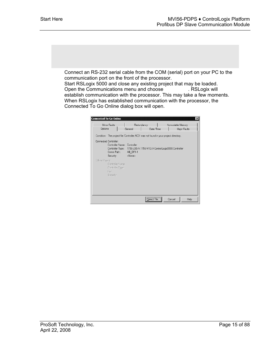 ProSoft Technology MVI56-PDPS User Manual | Page 15 / 88