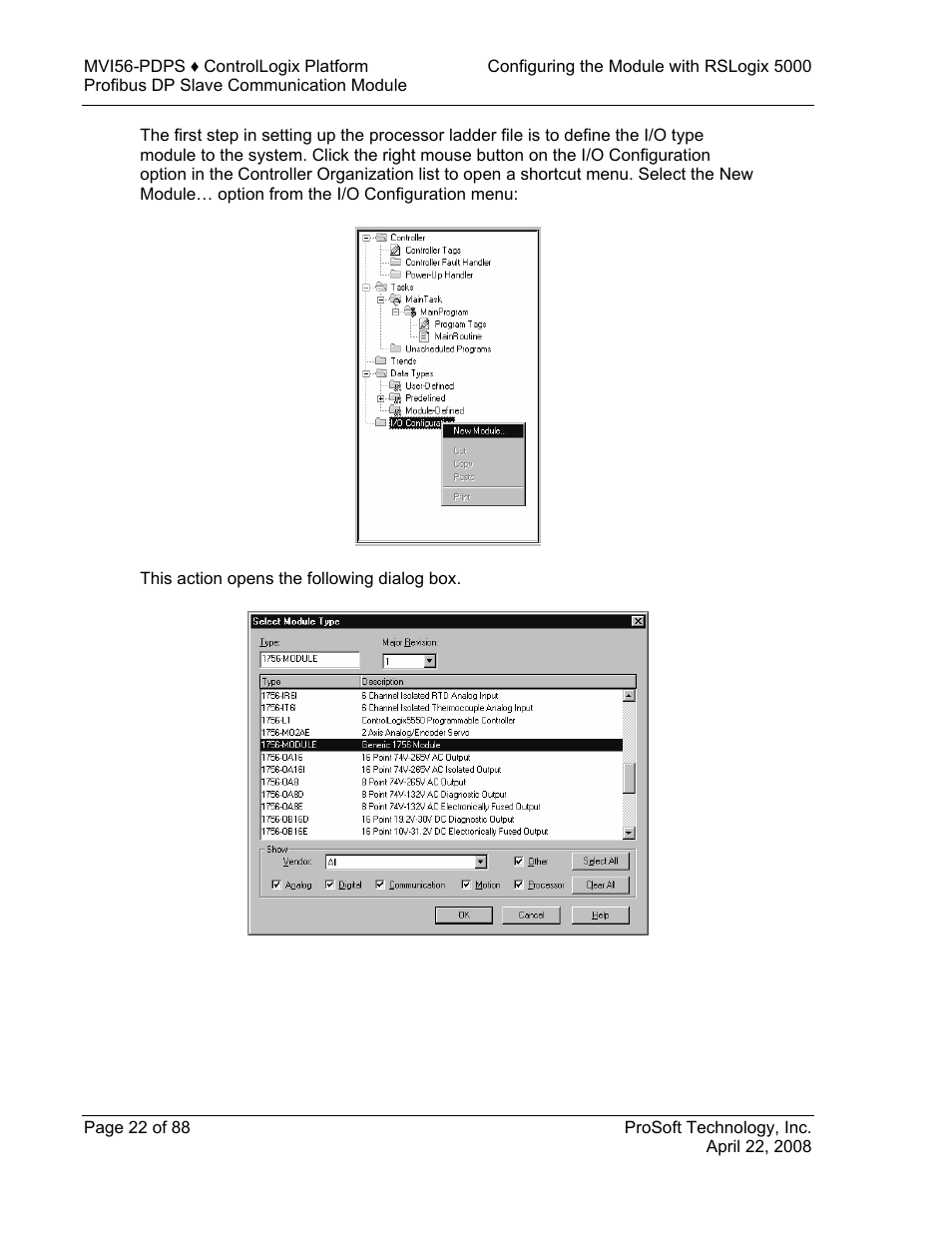 ProSoft Technology MVI56-PDPS User Manual | Page 22 / 88