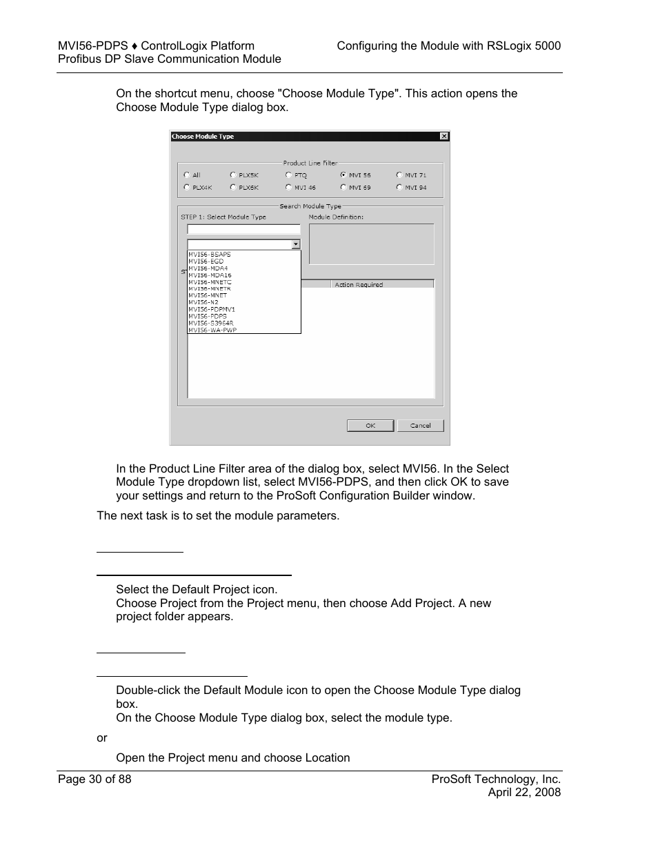 ProSoft Technology MVI56-PDPS User Manual | Page 30 / 88