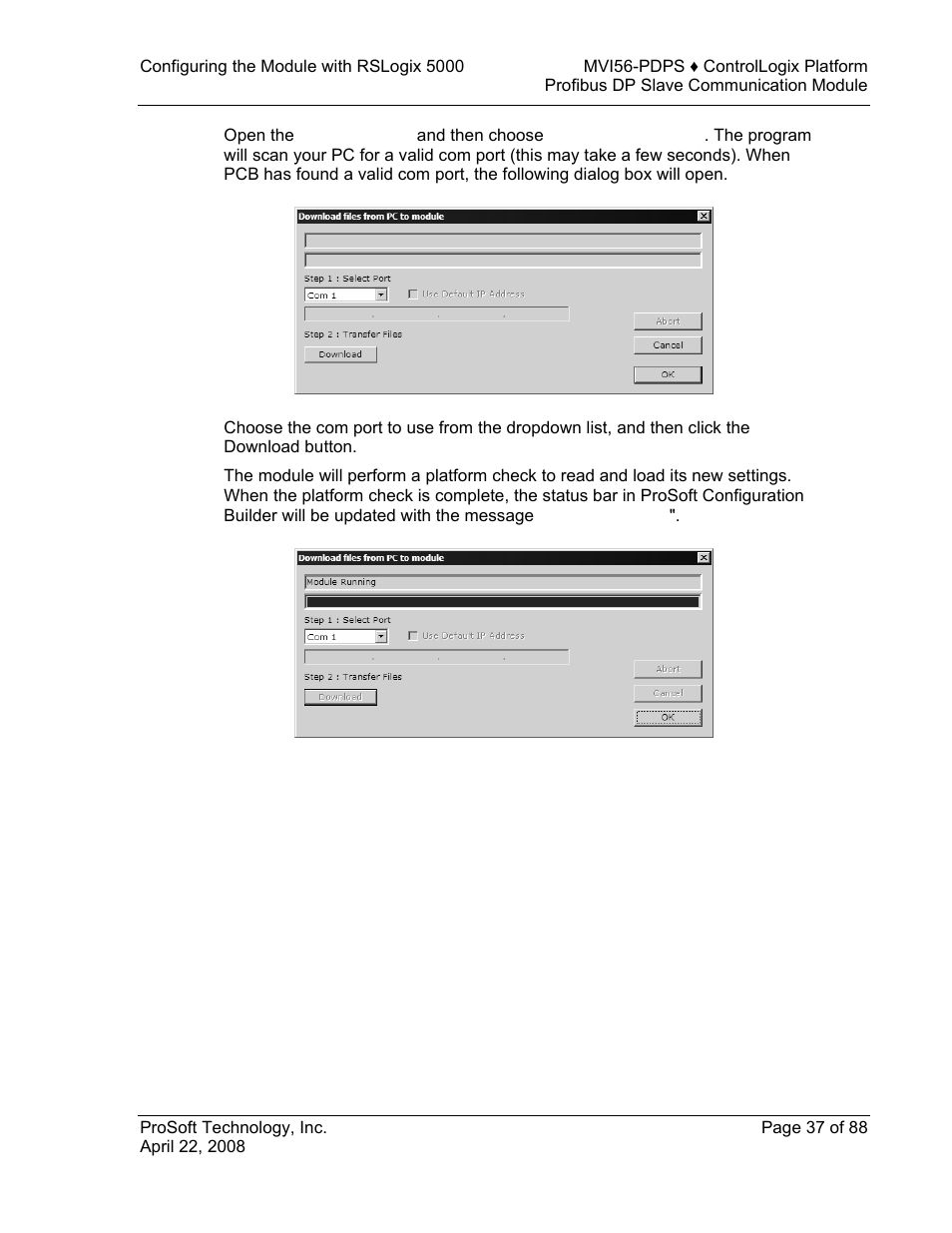 ProSoft Technology MVI56-PDPS User Manual | Page 37 / 88