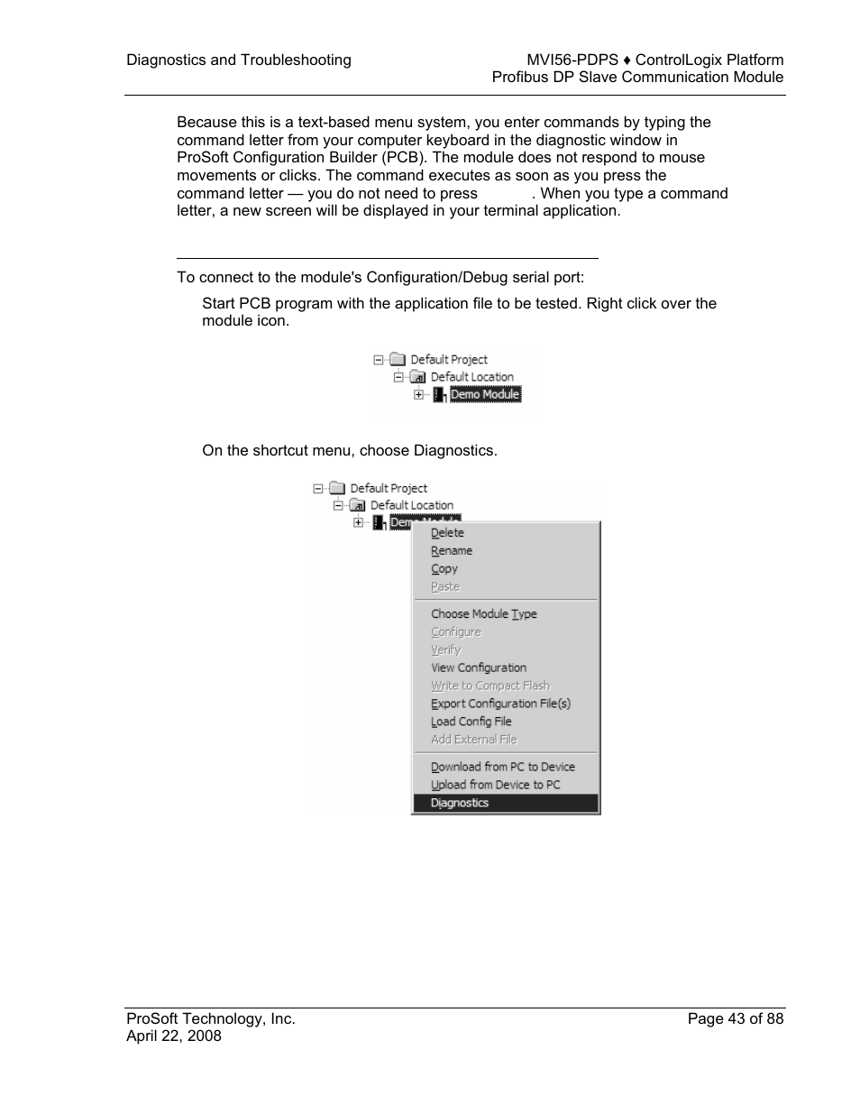 ProSoft Technology MVI56-PDPS User Manual | Page 43 / 88