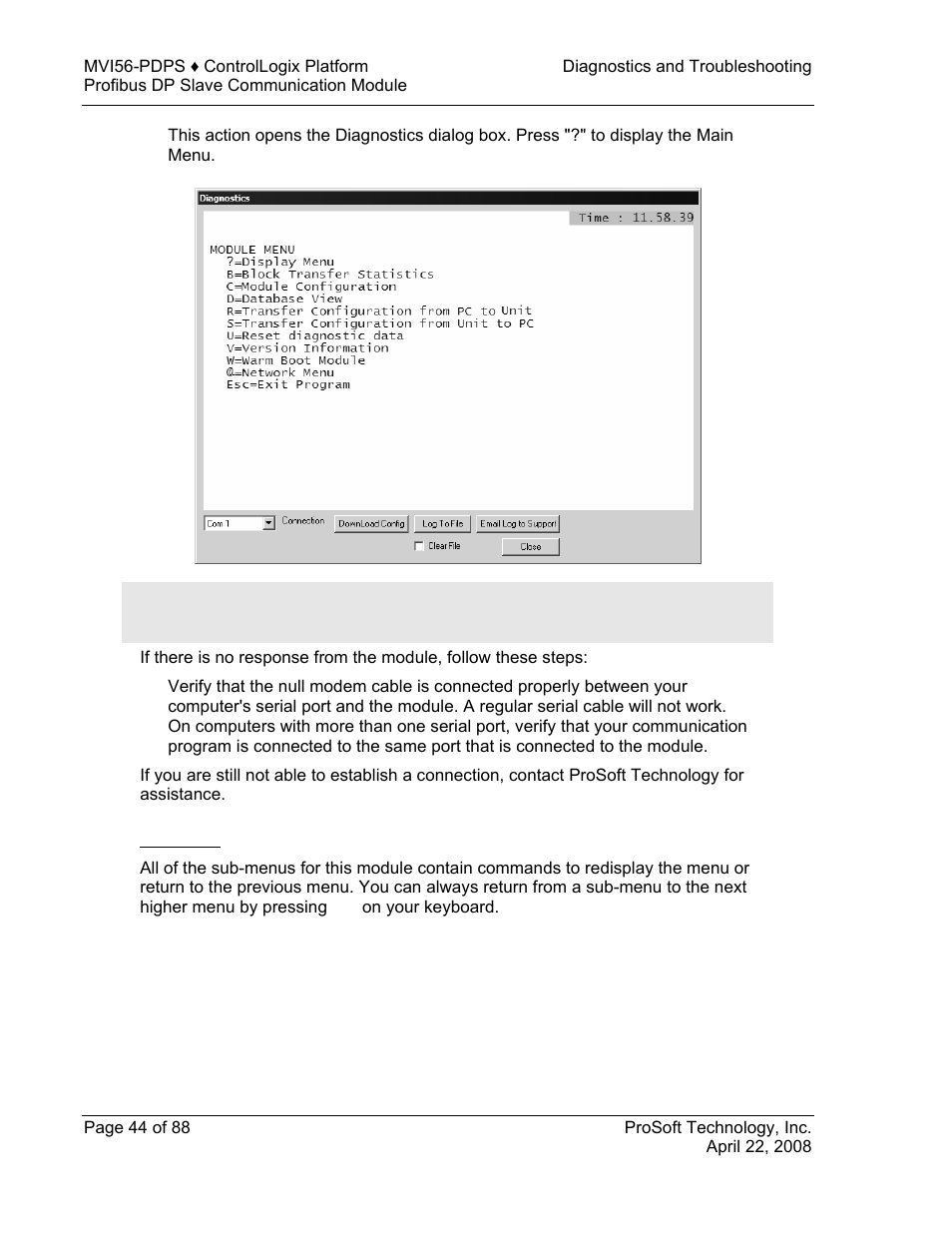 ProSoft Technology MVI56-PDPS User Manual | Page 44 / 88