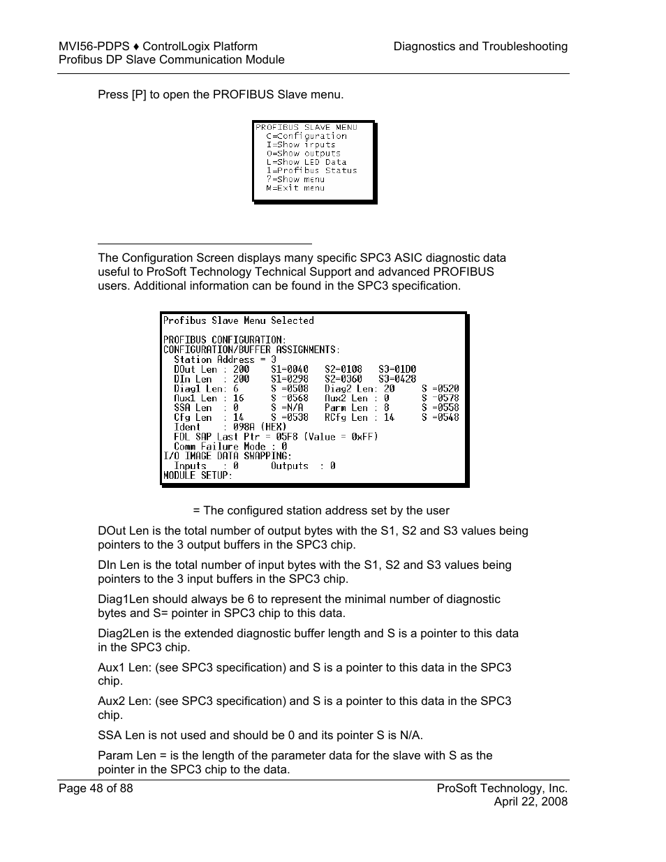 ProSoft Technology MVI56-PDPS User Manual | Page 48 / 88