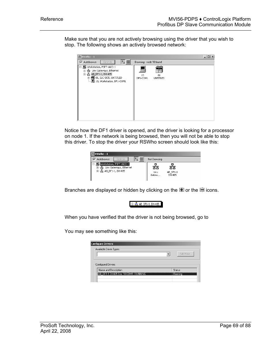 ProSoft Technology MVI56-PDPS User Manual | Page 69 / 88