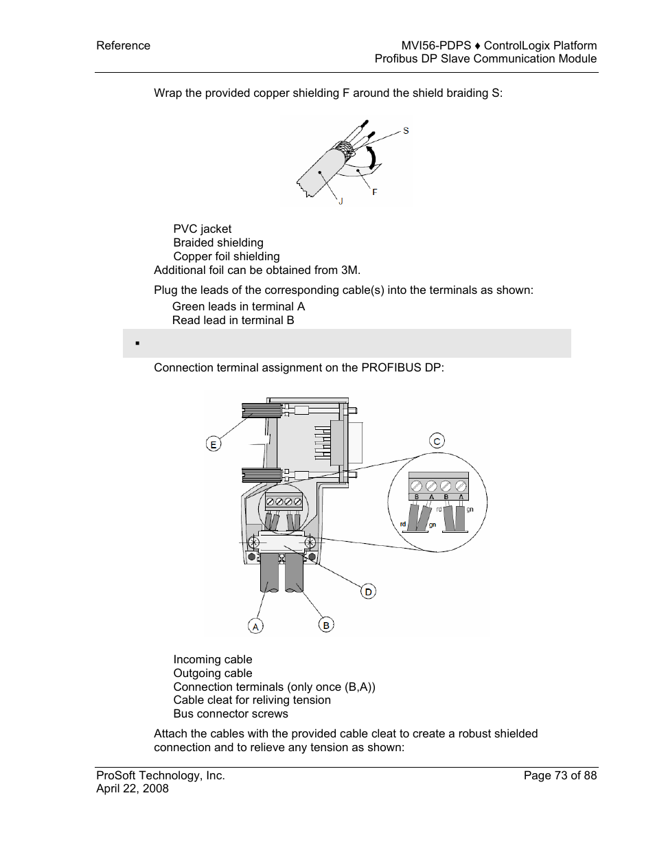 ProSoft Technology MVI56-PDPS User Manual | Page 73 / 88