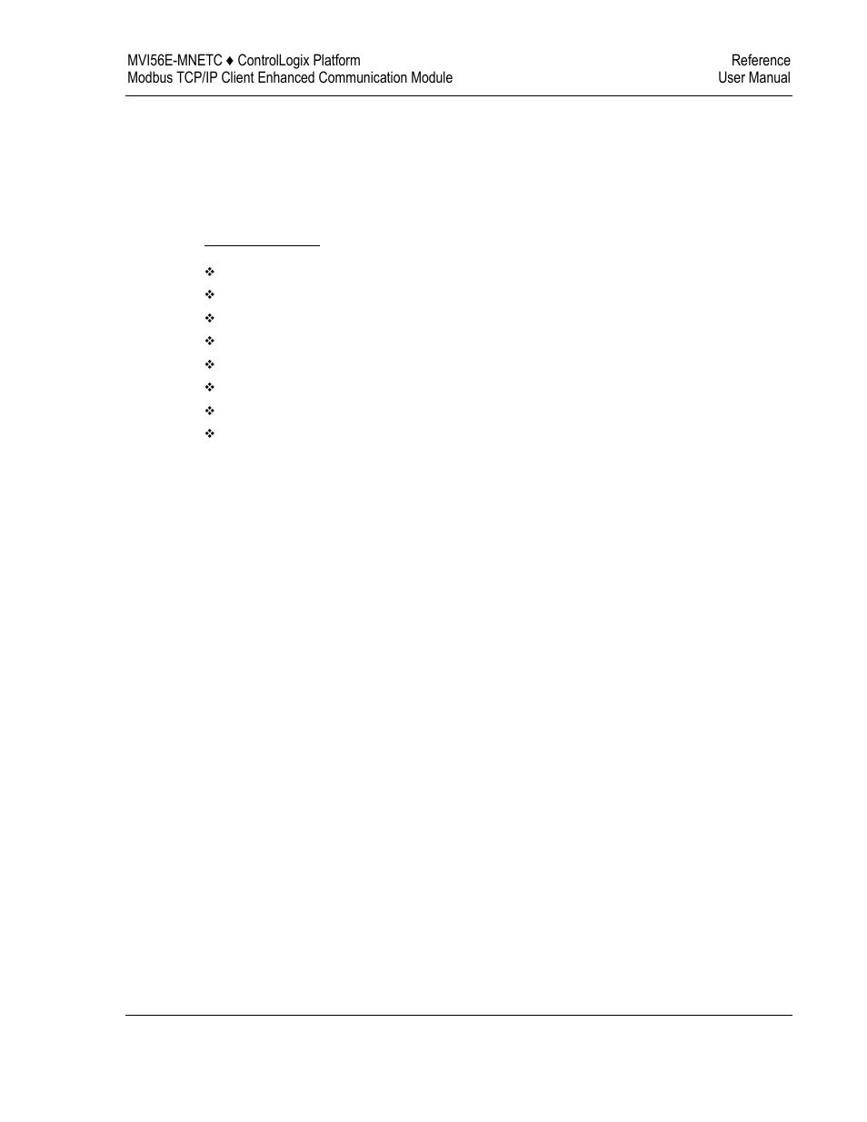 Reference, 5reference | ProSoft Technology MVI56E-MNETC User Manual | Page 109 / 183