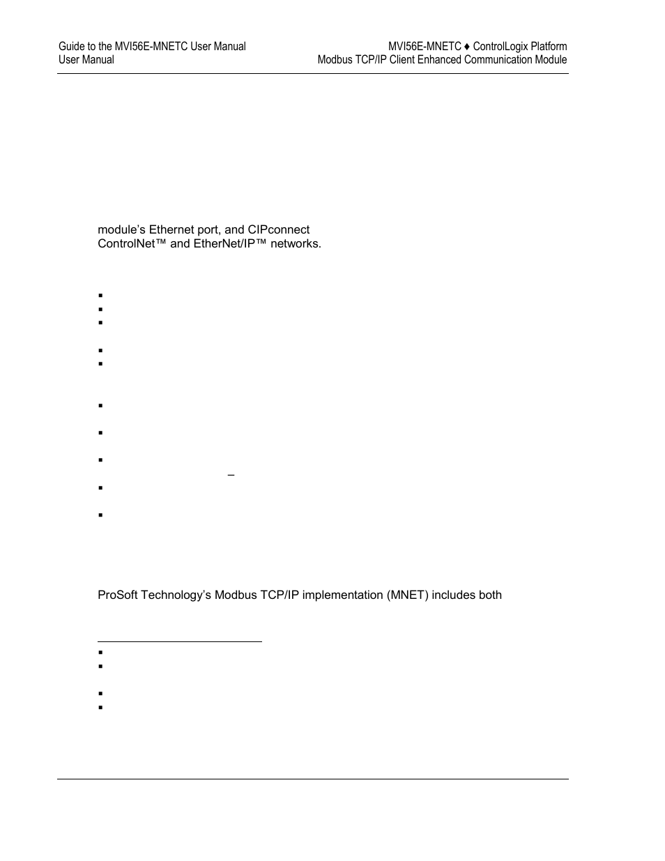 Product specifications, General specifications, Modbus tcp/ip specifications | ProSoft Technology MVI56E-MNETC User Manual | Page 110 / 183