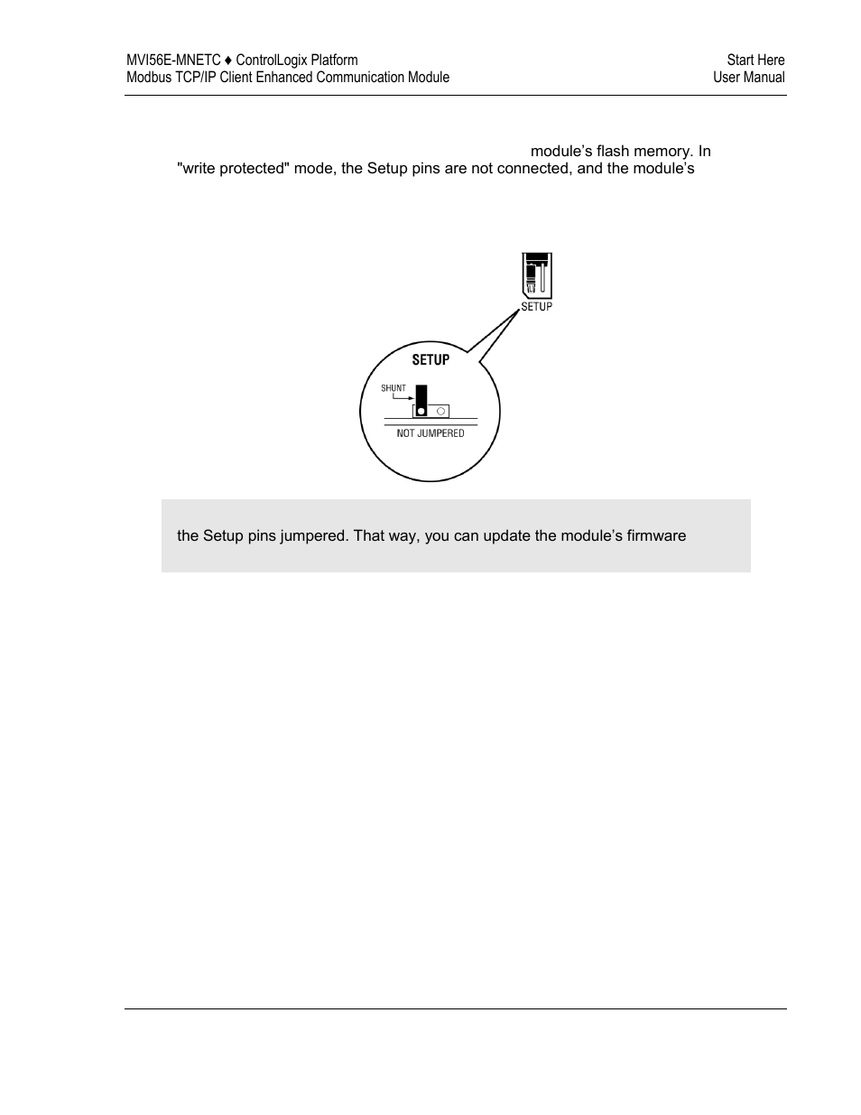 Setting jumpers | ProSoft Technology MVI56E-MNETC User Manual | Page 15 / 183