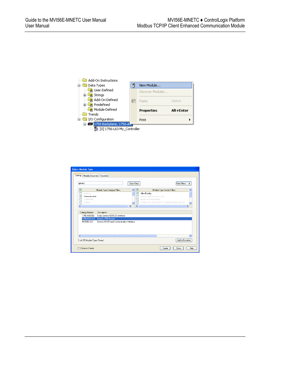 Creating the module | ProSoft Technology MVI56E-MNETC User Manual | Page 20 / 183