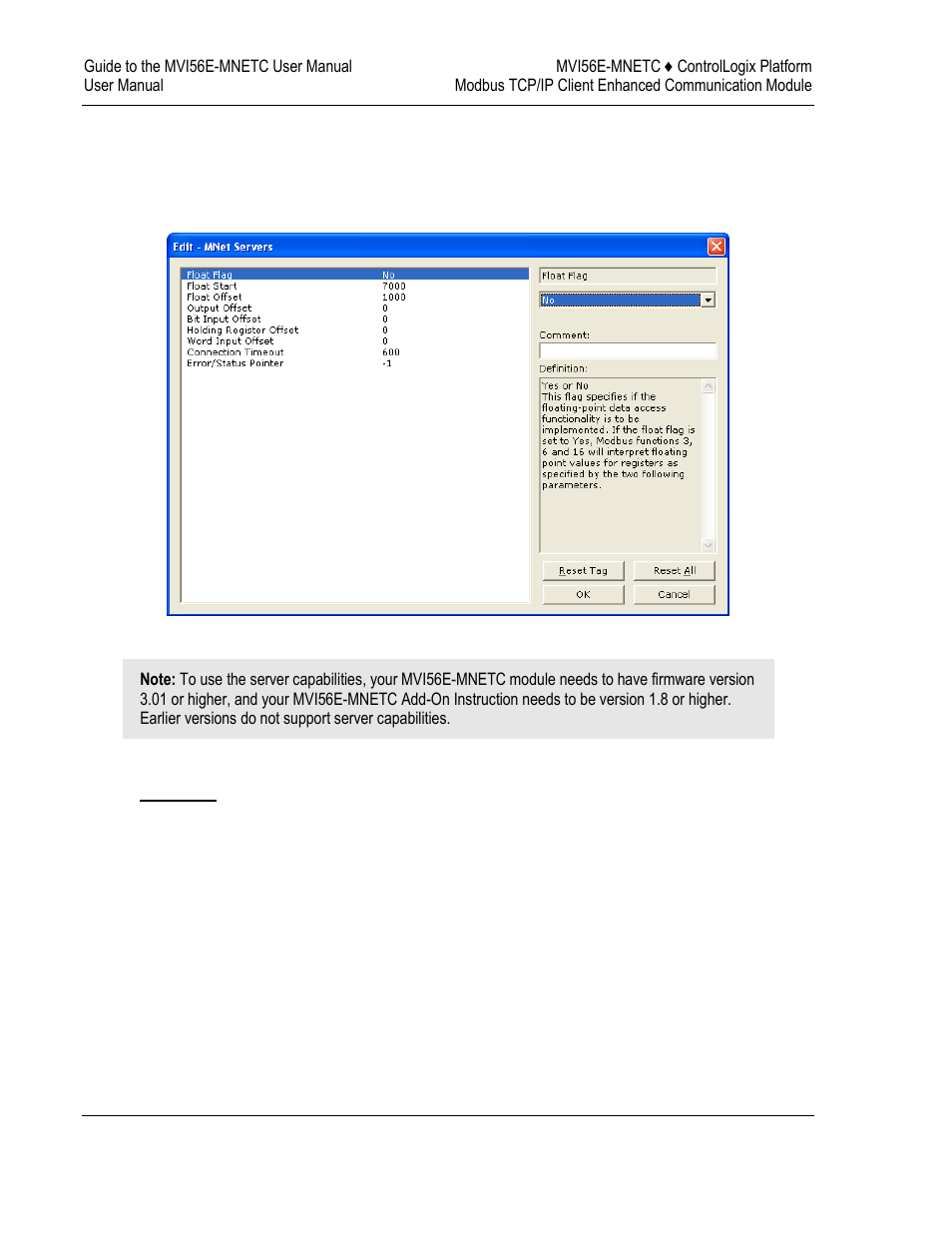 Mnet servers | ProSoft Technology MVI56E-MNETC User Manual | Page 46 / 183