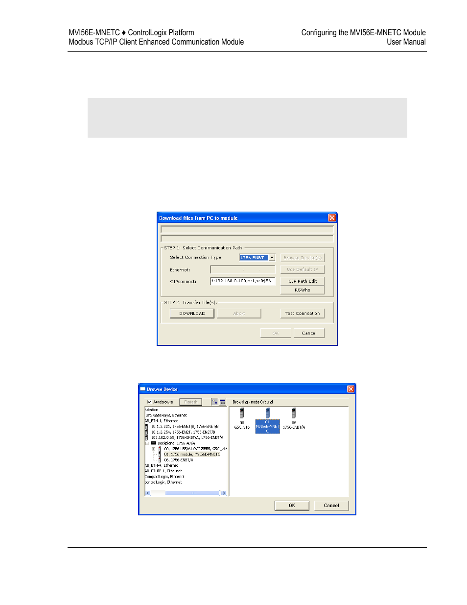 Using rswho to connect to the module | ProSoft Technology MVI56E-MNETC User Manual | Page 75 / 183