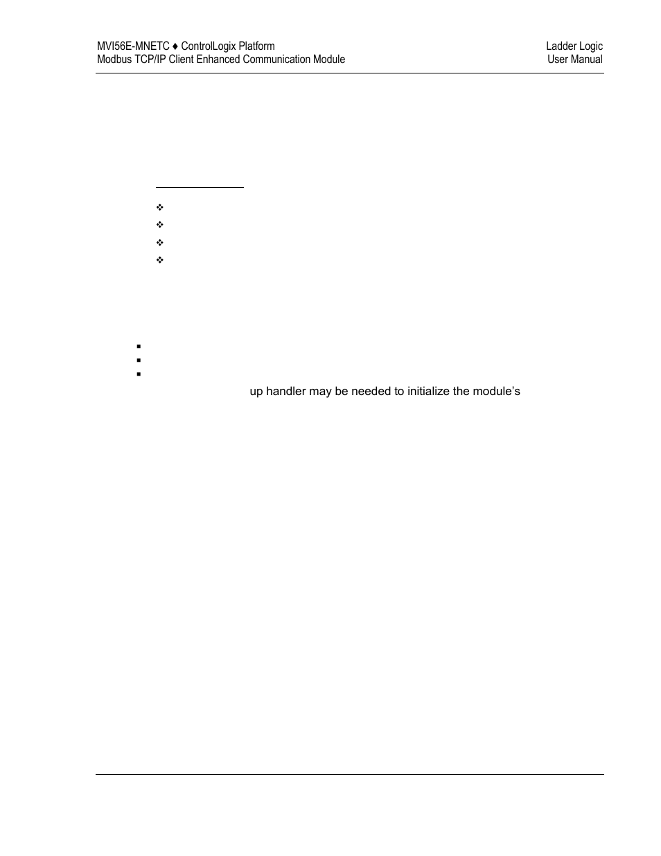Ladder logic, 3ladder logic | ProSoft Technology MVI56E-MNETC User Manual | Page 77 / 183
