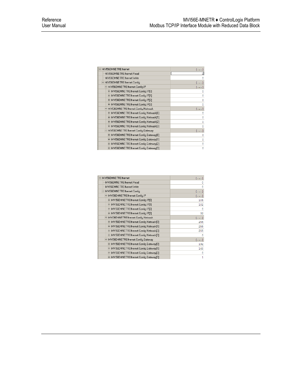 Reading the ethernet settings from the module | ProSoft Technology MVI56E-MNETR User Manual | Page 137 / 153