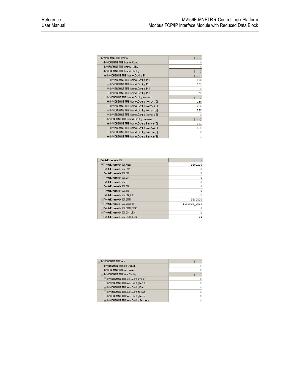 Reading the clock value from the module | ProSoft Technology MVI56E-MNETR User Manual | Page 139 / 153