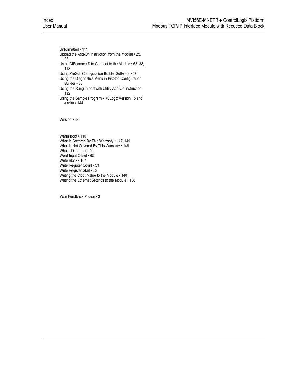 ProSoft Technology MVI56E-MNETR User Manual | Page 153 / 153
