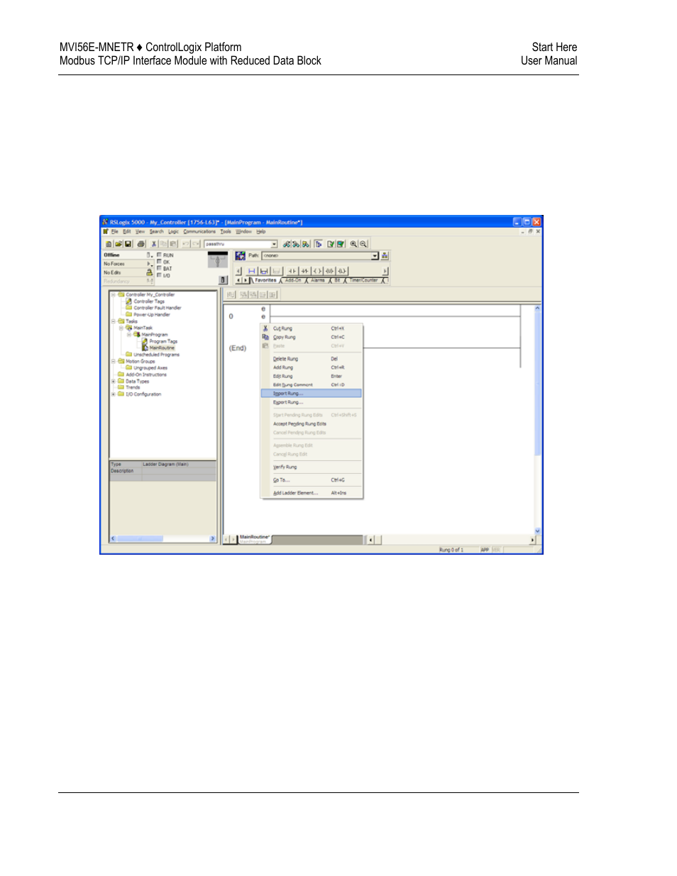 Import add-on instruction | ProSoft Technology MVI56E-MNETR User Manual | Page 34 / 153