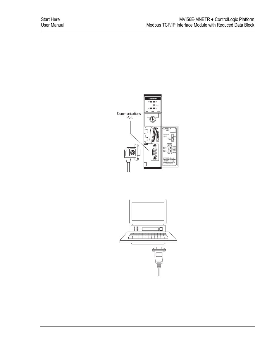 Connect your pc to the controllogix processor | ProSoft Technology MVI56E-MNETR User Manual | Page 39 / 153