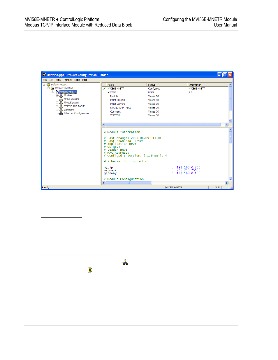 Set module parameters, To rename an object, Configuring module parameters | ProSoft Technology MVI56E-MNETR User Manual | Page 52 / 153