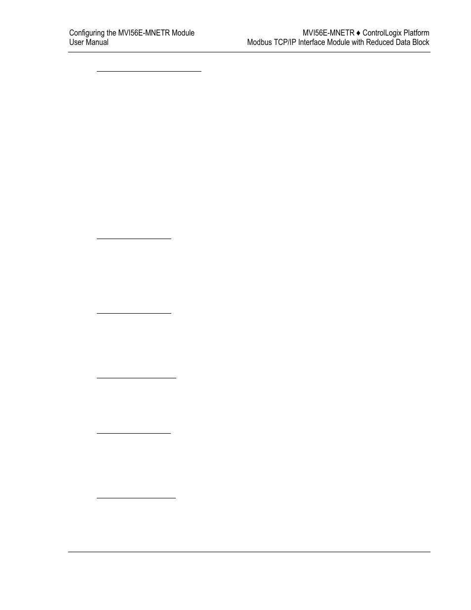 Printing a configuration file, Module, Error/status pointer | Read register start, Read register count, Write register start, Write register count | ProSoft Technology MVI56E-MNETR User Manual | Page 53 / 153