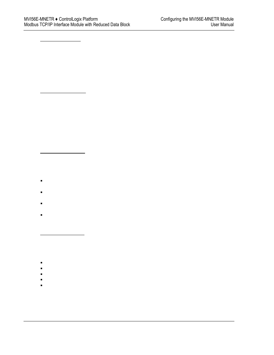 Failure flag count, Initialize output data, Pass-through mode | Duplex/speed code | ProSoft Technology MVI56E-MNETR User Manual | Page 54 / 153
