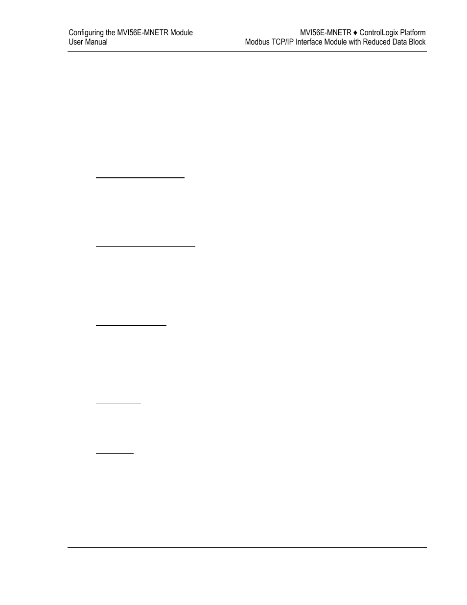 Mnet client x, Error/status pointer, Command error pointer | Minimum command delay, Response timeout, Retry count, Float flag | ProSoft Technology MVI56E-MNETR User Manual | Page 55 / 153
