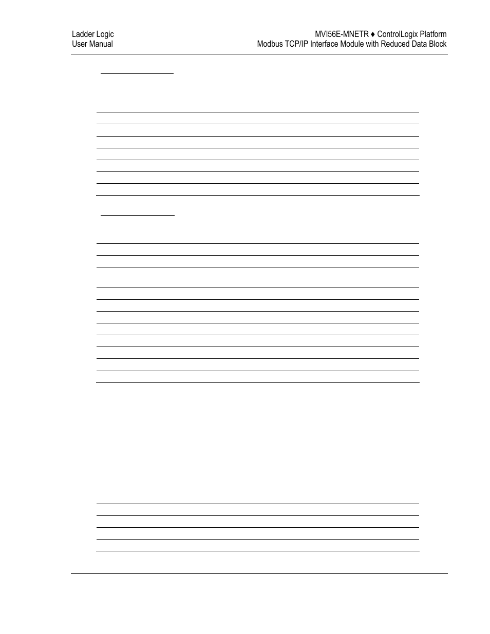 Mnetrblockstats, Mnetrclientstats, Mnetrcontrol | ProSoft Technology MVI56E-MNETR User Manual | Page 81 / 153