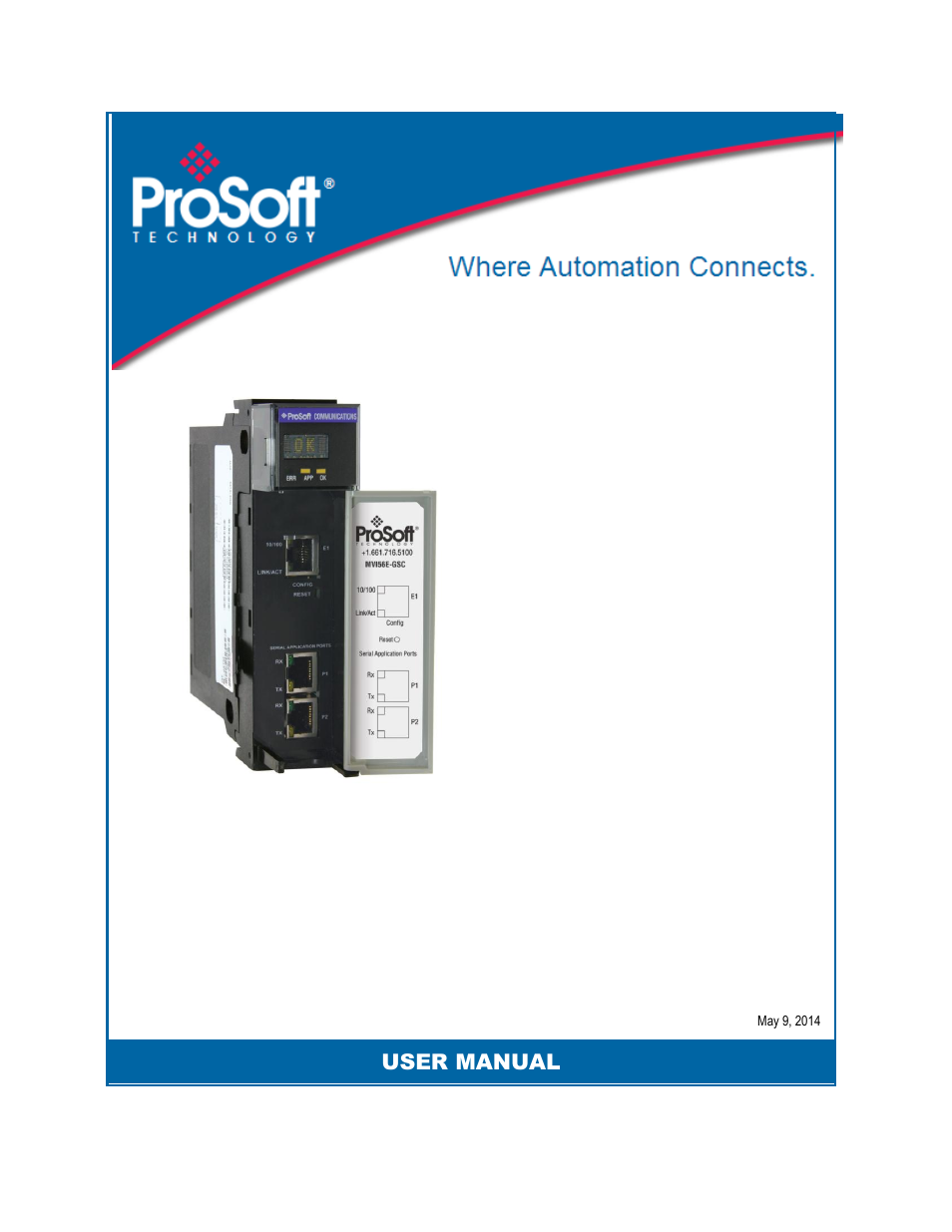 ProSoft Technology MVI56E-GSC/ GSCXT User Manual | 140 pages