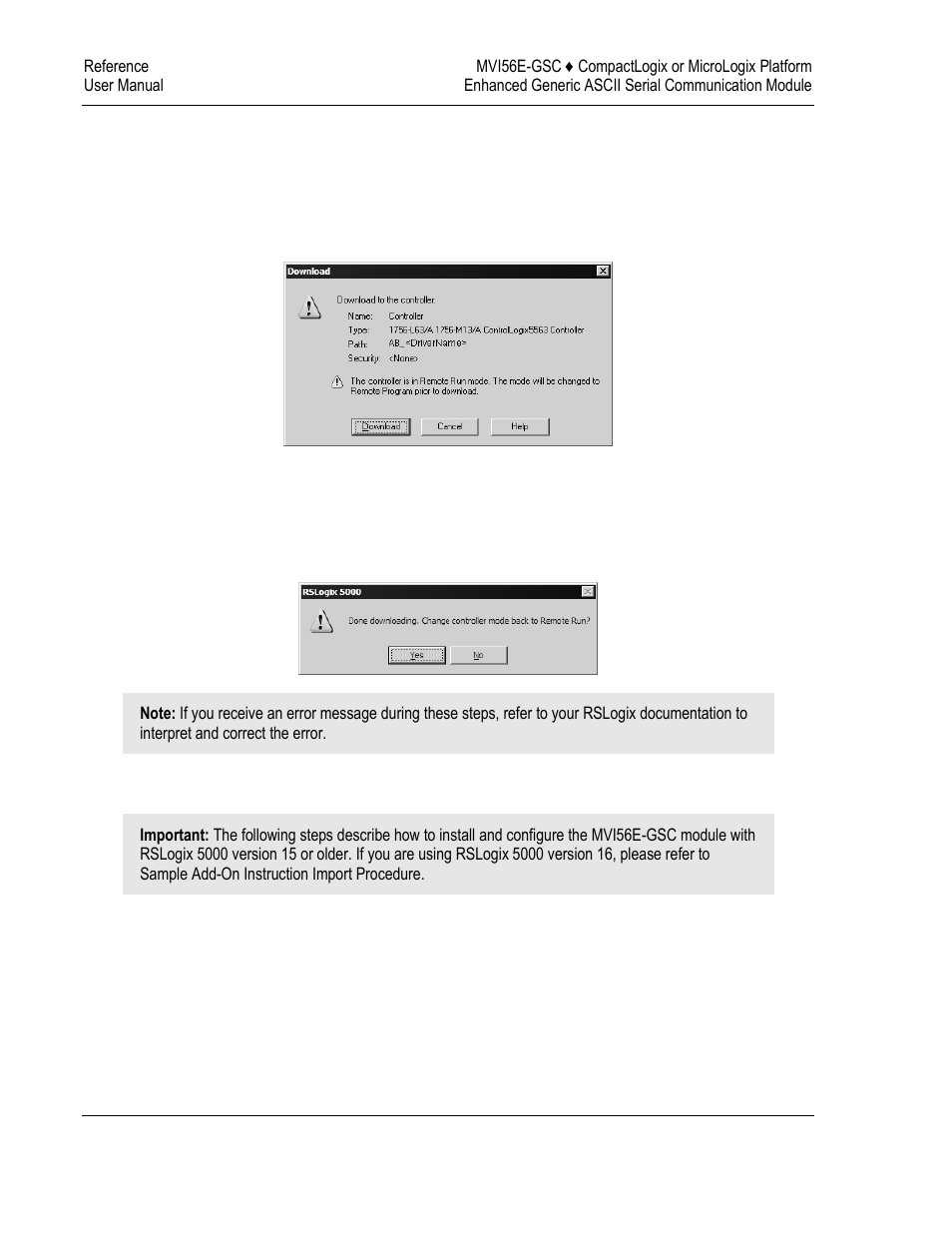 ProSoft Technology MVI56E-GSC/ GSCXT User Manual | Page 128 / 140