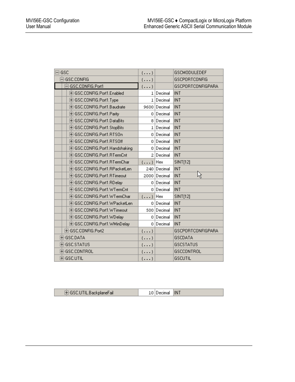 Gsc.util.backplanefail | ProSoft Technology MVI56E-GSC/ GSCXT User Manual | Page 52 / 140