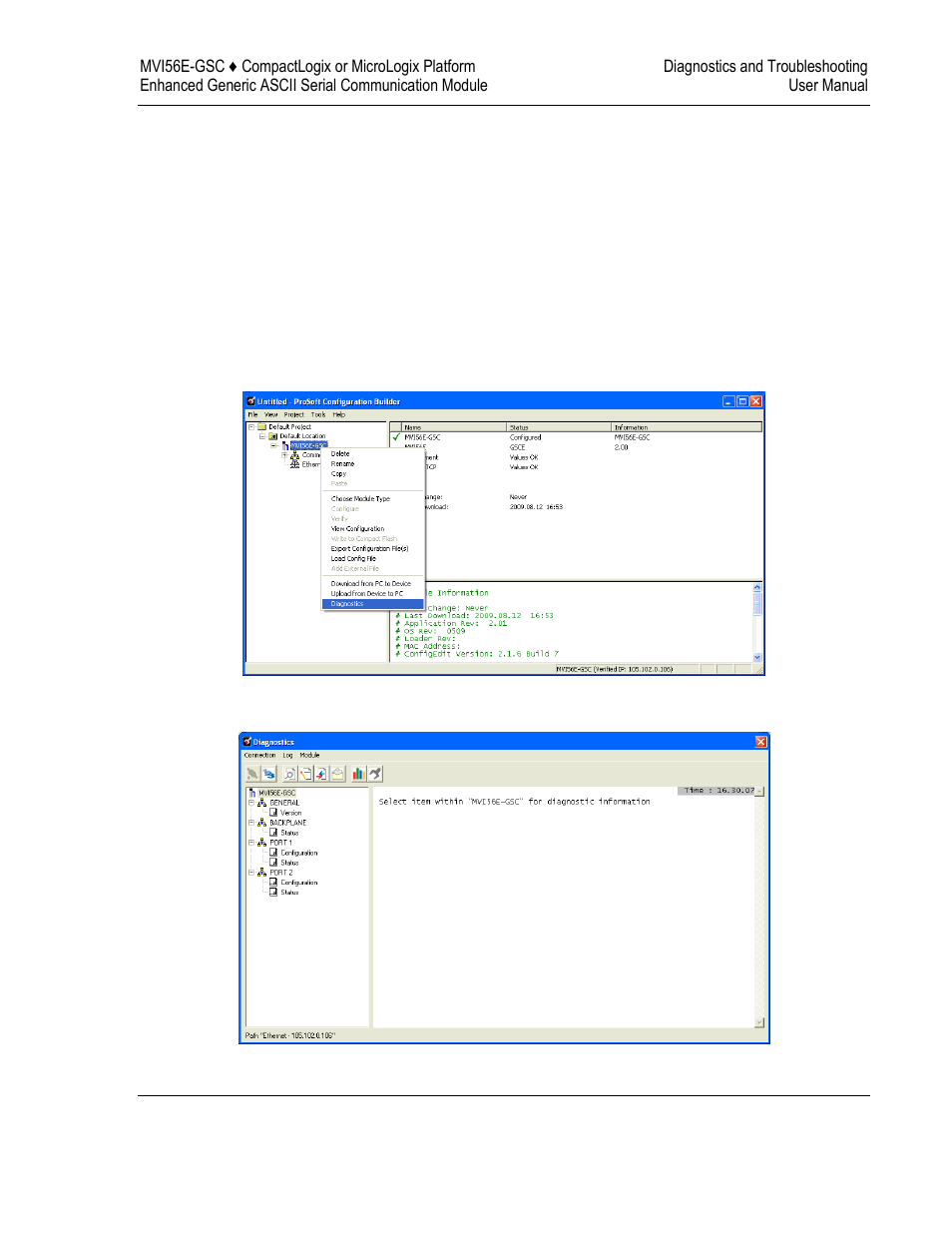 Data analyzer | ProSoft Technology MVI56E-GSC/ GSCXT User Manual | Page 67 / 140