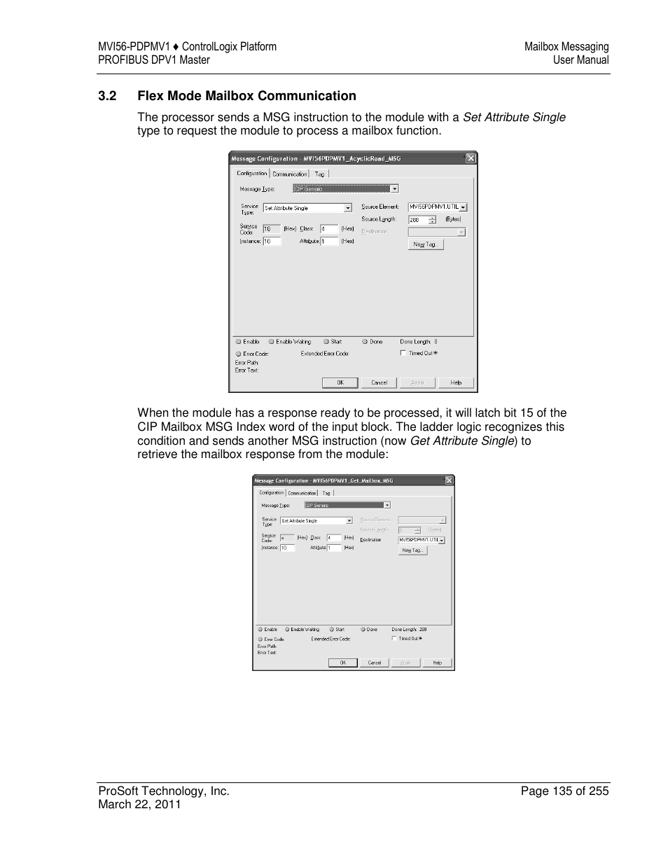 ProSoft Technology MVI56-PDPMV1 User Manual | Page 135 / 255