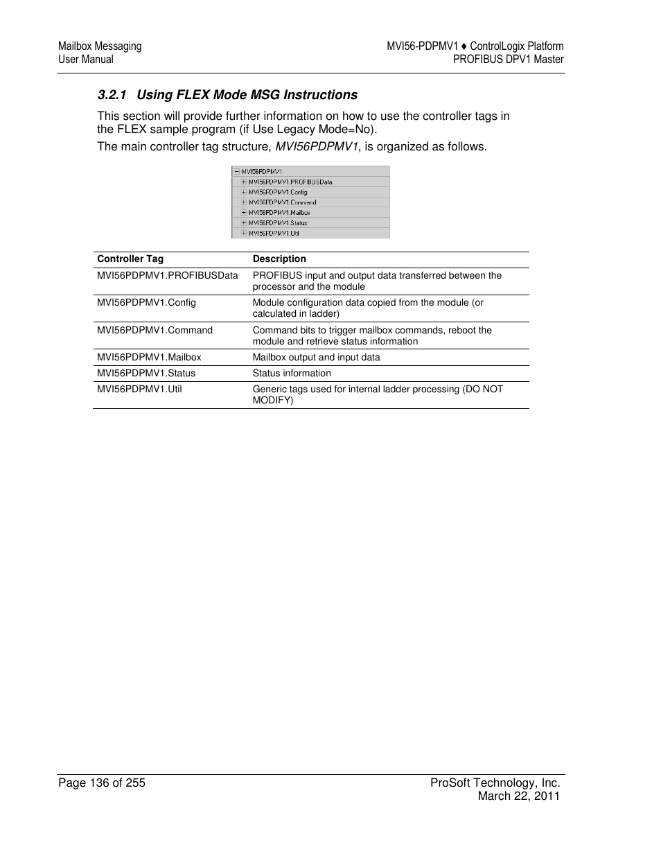 ProSoft Technology MVI56-PDPMV1 User Manual | Page 136 / 255