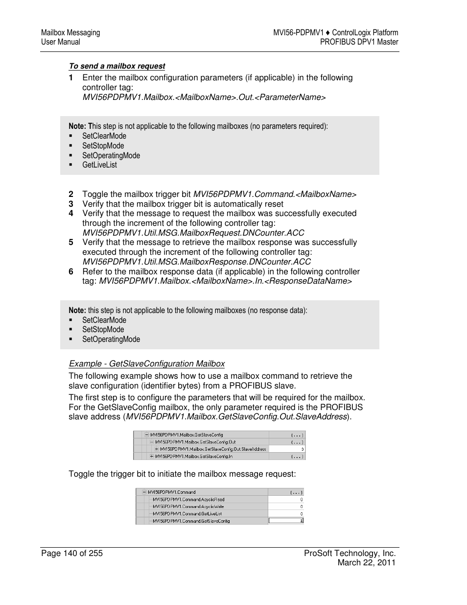 ProSoft Technology MVI56-PDPMV1 User Manual | Page 140 / 255