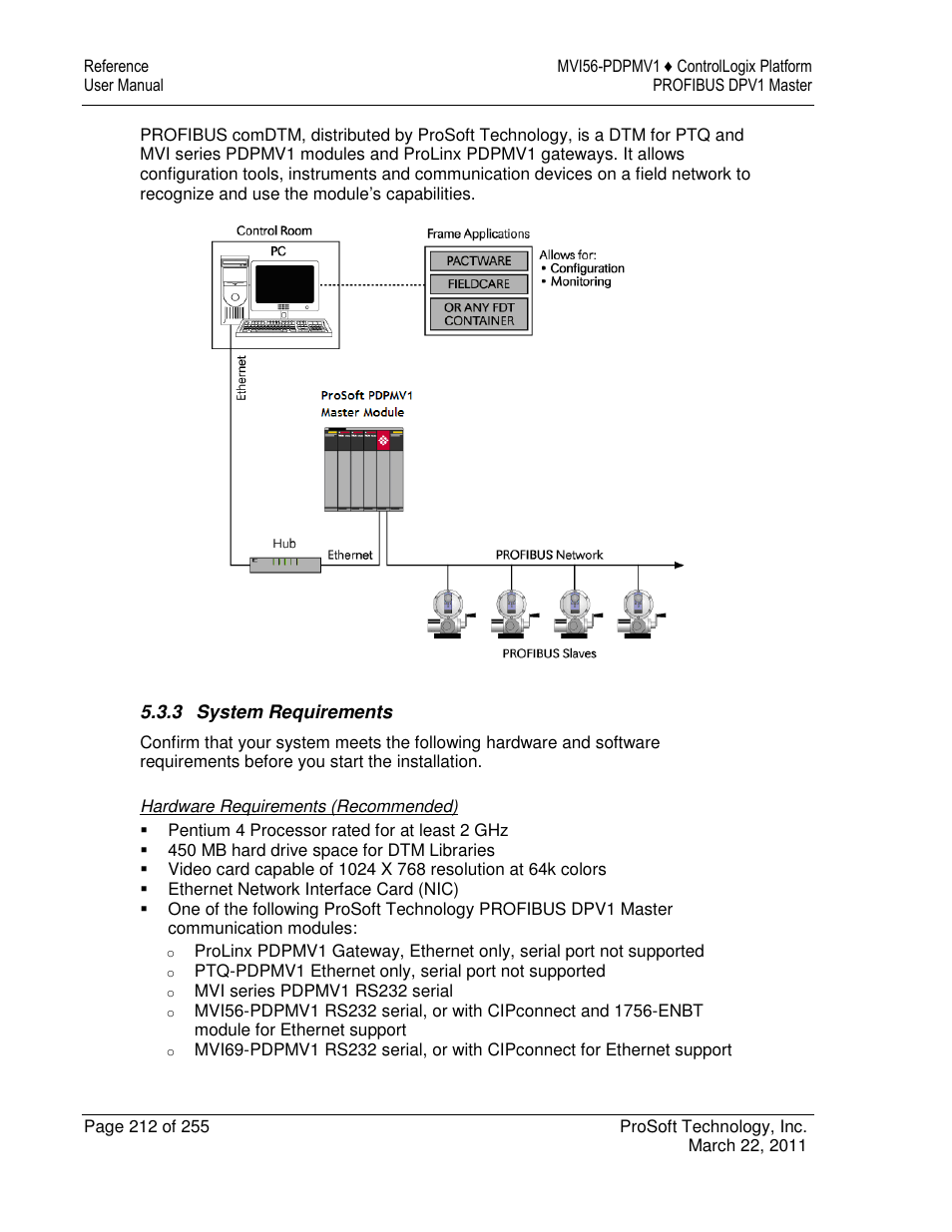 ProSoft Technology MVI56-PDPMV1 User Manual | Page 212 / 255