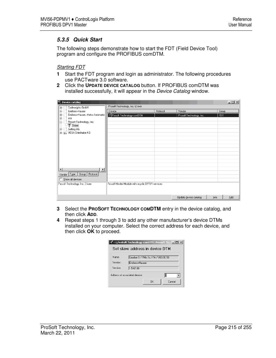 ProSoft Technology MVI56-PDPMV1 User Manual | Page 215 / 255