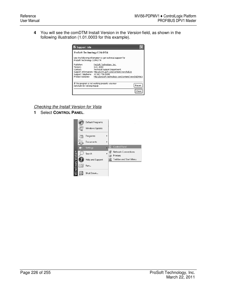 ProSoft Technology MVI56-PDPMV1 User Manual | Page 226 / 255