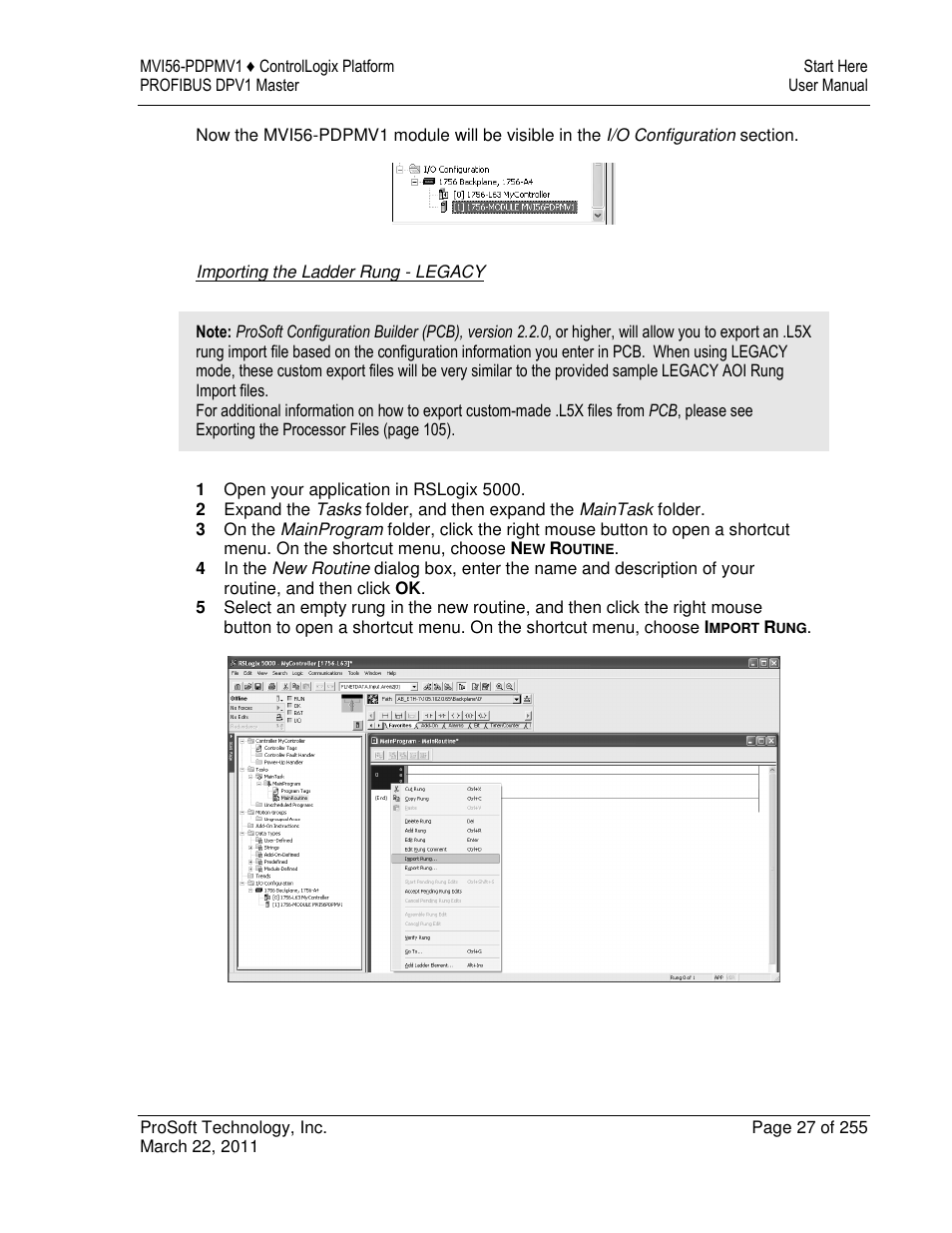 ProSoft Technology MVI56-PDPMV1 User Manual | Page 27 / 255